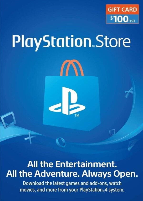 carte psn 100$