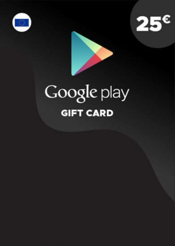 Google play 25€ EUROPE