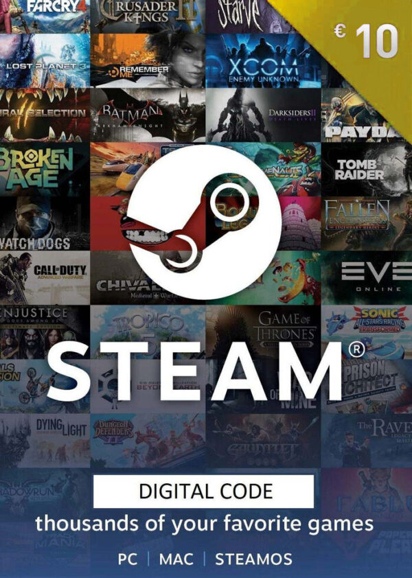 Carte Steam 10€