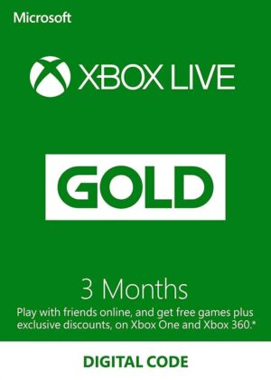Xbox Live Gold 3 mois