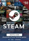Carte Steam 50$