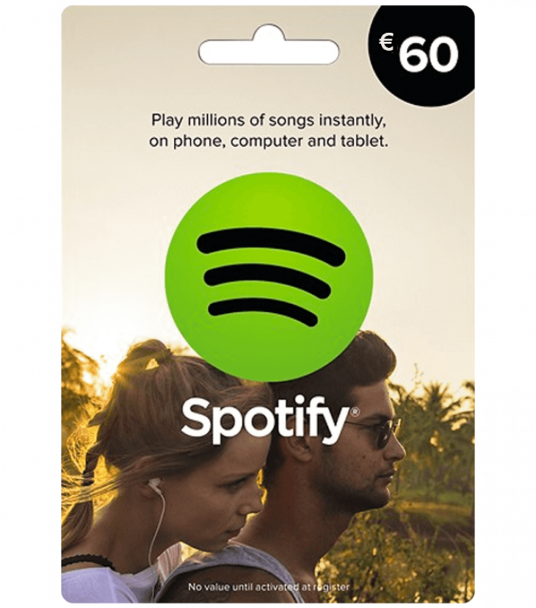 Carte Spotify 6 Mois