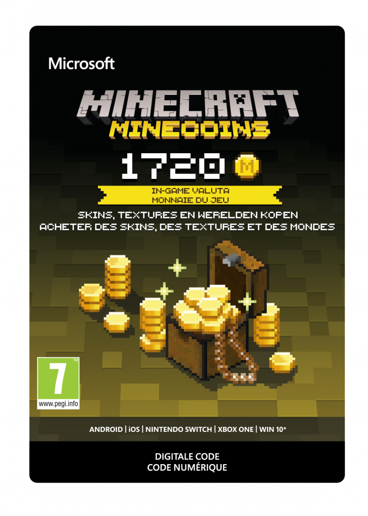MINECOIN PACK 1720 COINS