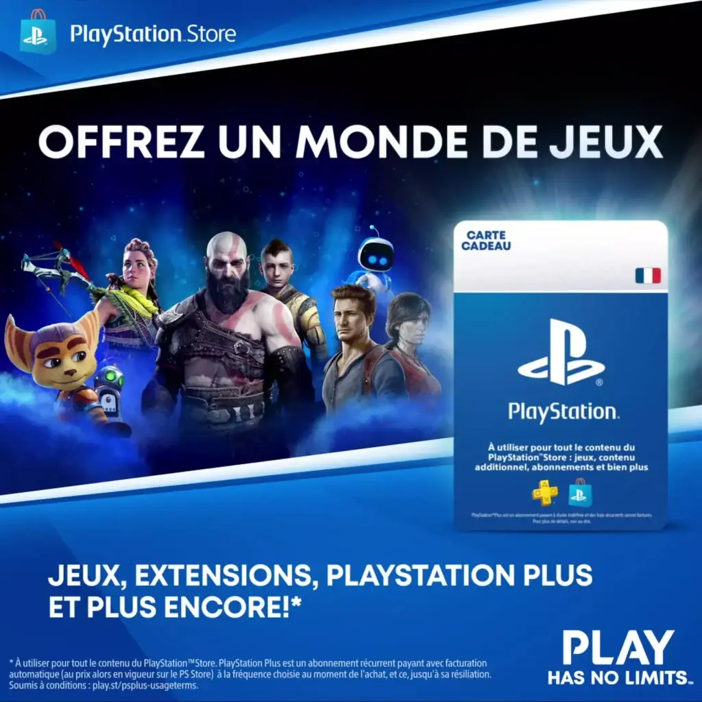 Offrez un monde de jeux chez Zoneplay avec PS4 PS5





